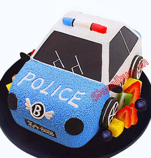 创意汽车蛋糕-10寸 创意汽车鲜奶蛋糕