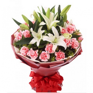 给妈妈送什么花好？